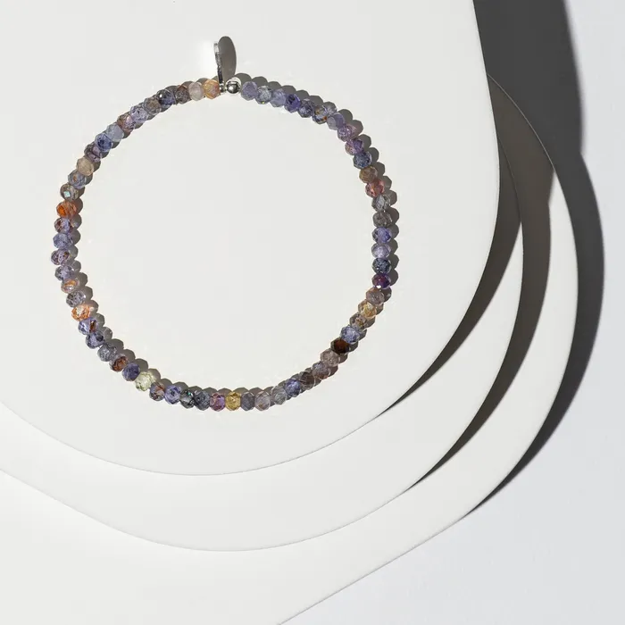 Bracelets RACHEL LYNN CHICAGO 2mm Tanzanite Beaded Bracelet