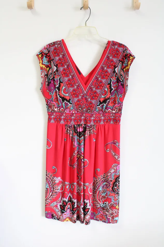 Earrings Kiara Kiara Red Paisley Dress M