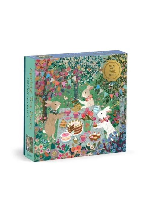 Hachette Book Group Earrings Spring Tea Party 500 Piece Puzzle