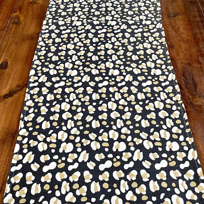 HJT Earrings Table Runner Tip Toe Saffron