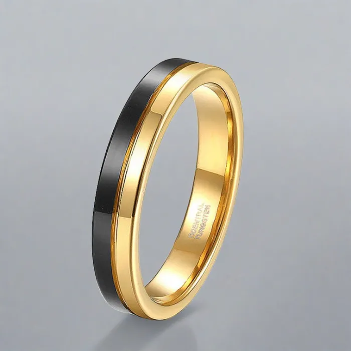 Comet Tungsten Couple Rings Earrings Comet Tungsten Couple Rings Earrings