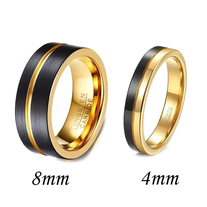 Comet Tungsten Couple Rings Earrings Comet Tungsten Couple Rings Earrings