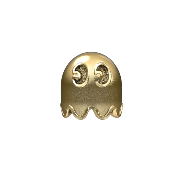 Ghost 2 Threaded End in Gold Anatometal Earrings