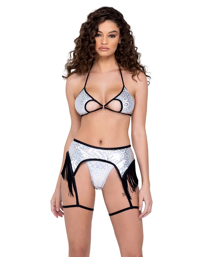 Roma Costume Inc Rings 6282 Ring Hologram Garter Belt
