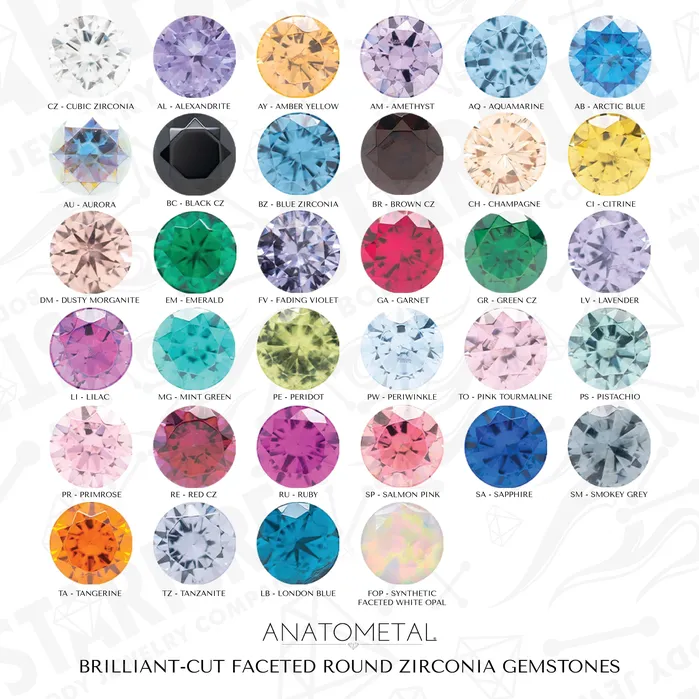 Super Gemmed Teardrop Eyelets with BrilliantCut Gems Champagne Anatometal Necklaces