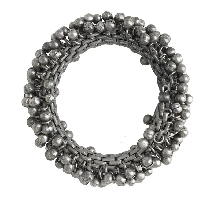 Teejh Rings Teejh Arvi Silver Oxidised Ghungroo Jewelry Gift Set