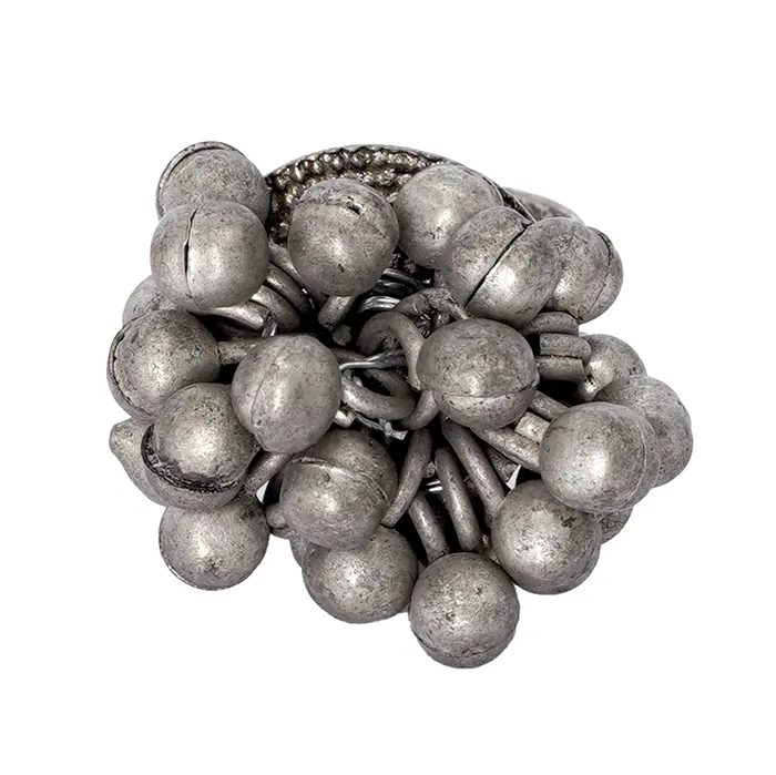 Teejh Rings Teejh Arvi Silver Oxidised Ghungroo Jewelry Gift Set