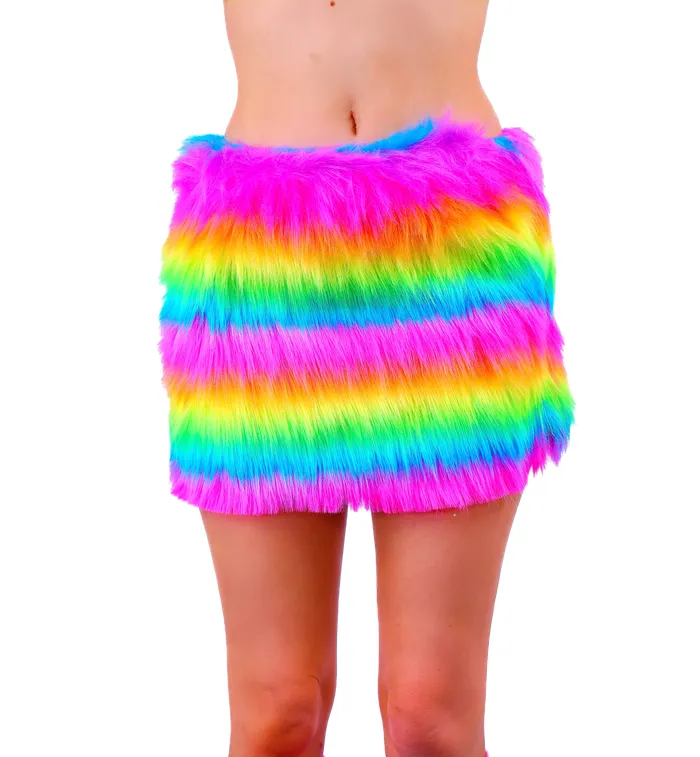THE LUMI SHOP Necklaces FULL OUTFIT Fuzzy Rainbow Dream Rebel 5 pcs