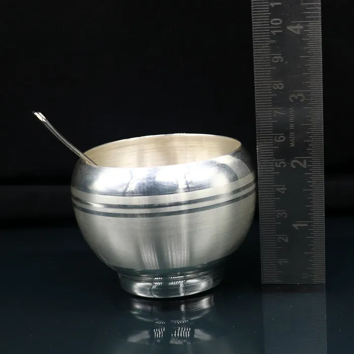 999 fine silver handmade small baby bowl and spoon set silver tumbler flask stay babykids healthy silver vessels utensils sv170 TRIBAL ORNAMENTS Rings