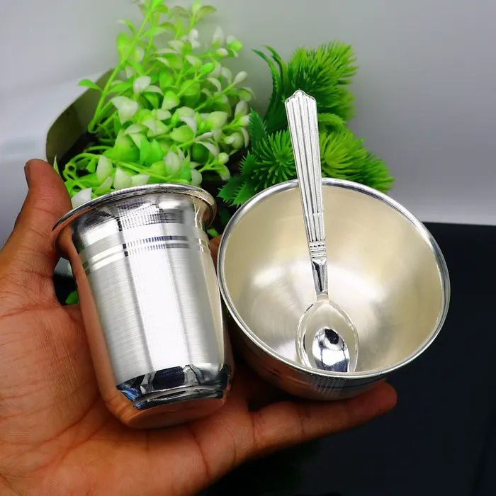 999 fine silver water milk glass and bowl silver tumbler silver spoon silver utensils silver baby set serving food utensils sv200 TRIBAL ORNAMENTS Rings