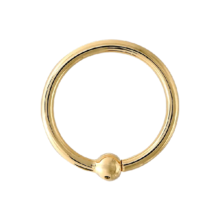 Aiyu Jewelry Rings Gold Fixed Bead Ring FBR