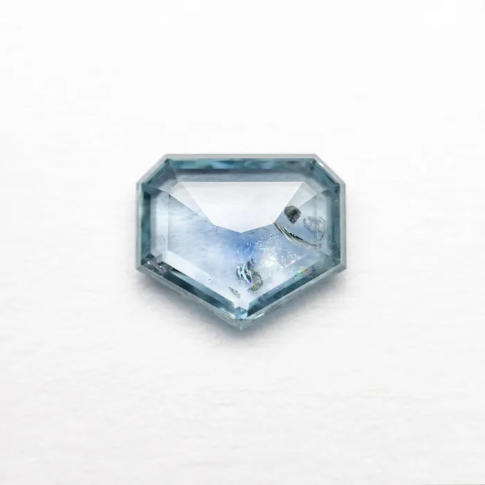 Earrings Misfit Gems 123ct 734x615x228mm Shield Rosecut Sapphire 2243462