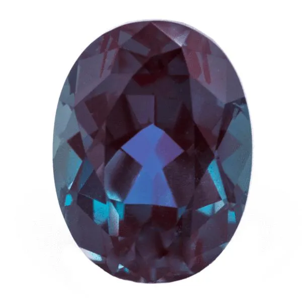 Fire Brilliance Rings Chatham LabGrown Oval Alexandrite Stone Size