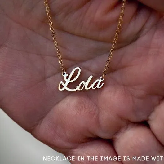 Jewelvers 18K GoldFilled Personalized Name Necklace Necklaces Jewelvers 18K GoldFilled Personalized Name Necklace Necklaces
