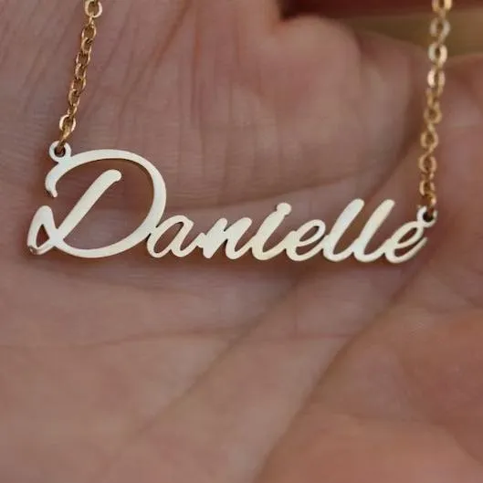 Jewelvers 18K GoldFilled Personalized Name Necklace Necklaces Jewelvers 18K GoldFilled Personalized Name Necklace Necklaces