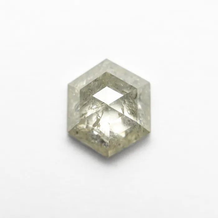 Misfit Diamonds Earrings 249ct 939x793x392mm Hexagon Rosecut 1960621