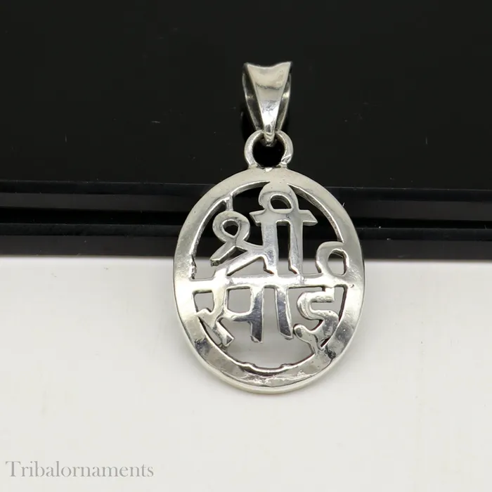Necklaces TRIBAL ORNAMENTS Idol Sai Baba pendant 925 sterling silver handmade Divine Shree Sai pendant locket personalized jewelry tribal jewelry ssp891