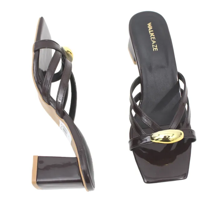 Necklaces Women Formal Block Heel 62893S Walkeaze