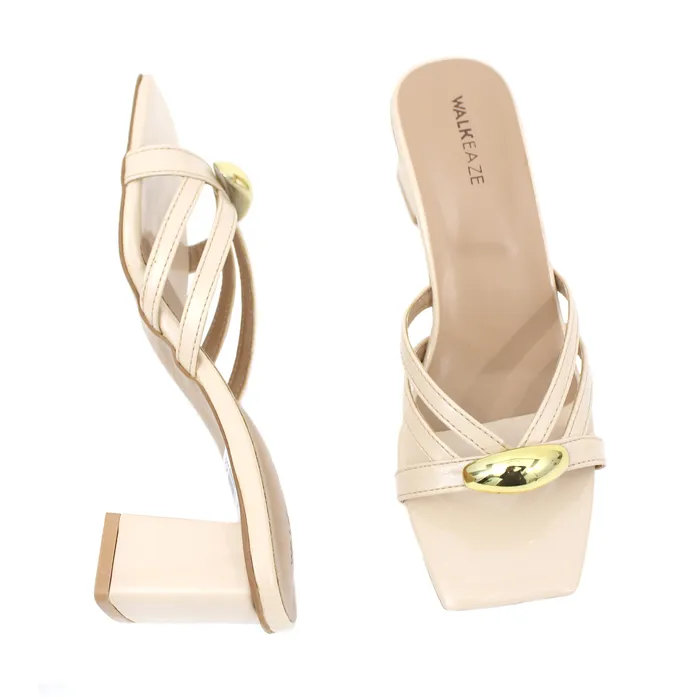 Necklaces Women Formal Block Heel 62893S Walkeaze