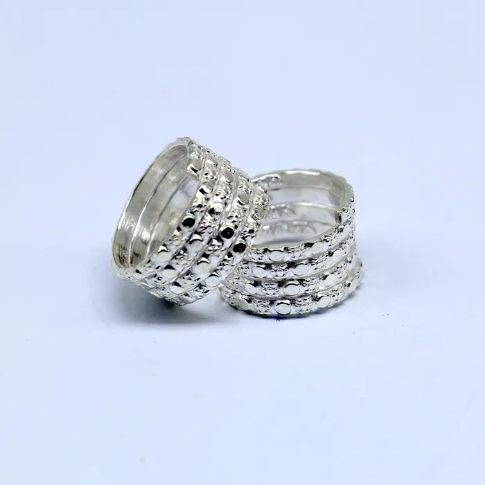 TRIBAL ORNAMENTS Earrings Indian Ethnic style handmade solid silver spiral design toe rings pair excellent tribal customized belly dance hippie boho jewelry ntr86 TRIBAL ORNAMENTS Earrings Indian Ethnic style handmade solid silver spiral design toe rings pair excellent tribal customized belly dance hippie boho jewelry ntr86