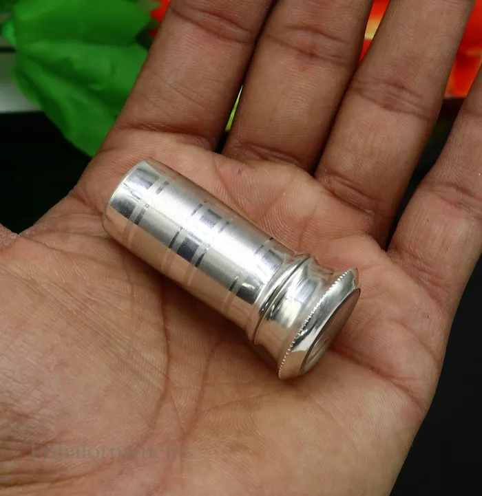 TRIBAL ORNAMENTS Rings 999 solid silver handmade small pill box Tobacco box storage box silver utensils silver box personal box mens accessories su589