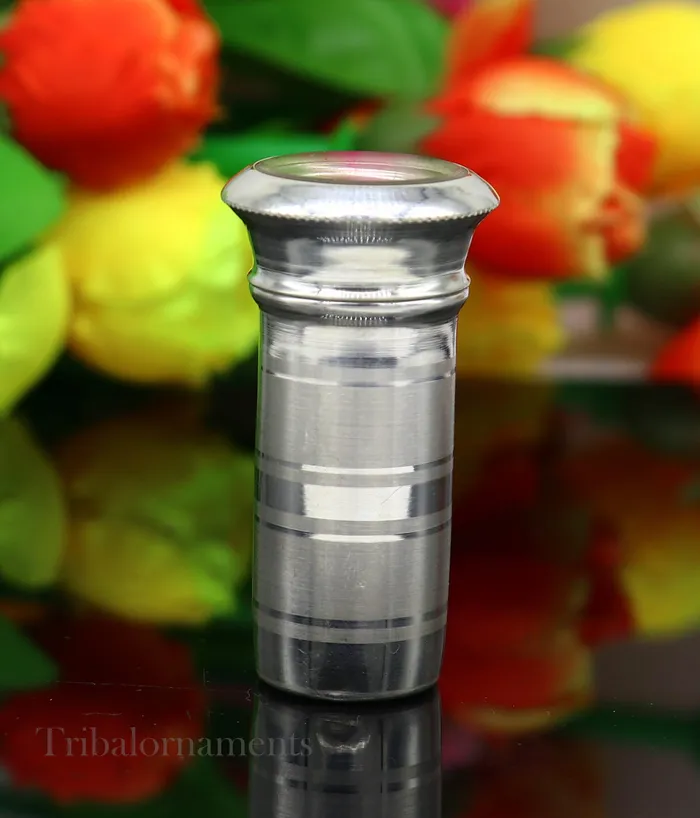 TRIBAL ORNAMENTS Rings 999 solid silver handmade small pill box Tobacco box storage box silver utensils silver box personal box mens accessories su589