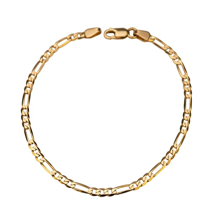 14k Gold Figaro Bracelet RG Bracelets