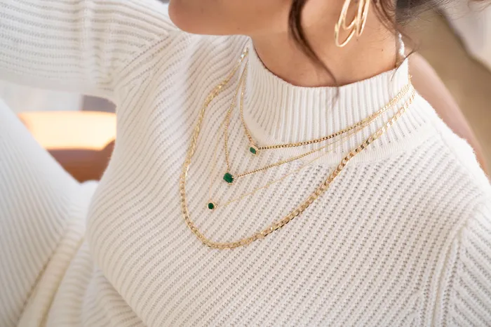 14k Neptune Necklace RG Necklaces