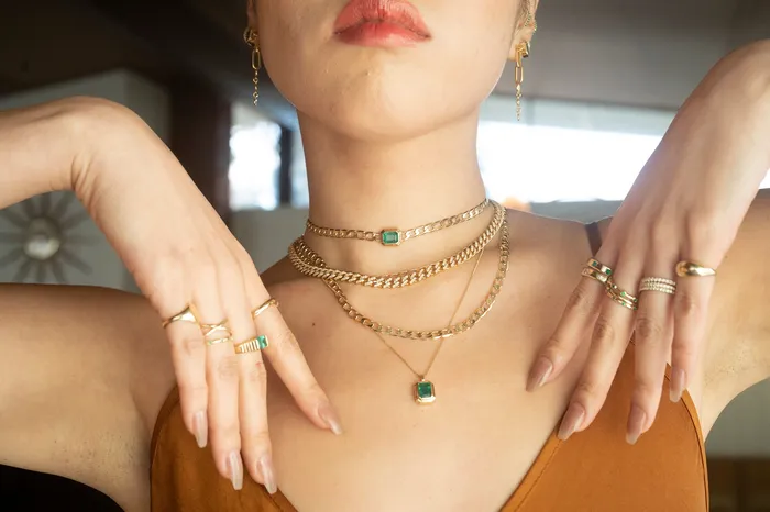 14k Neptune Necklace RG Necklaces