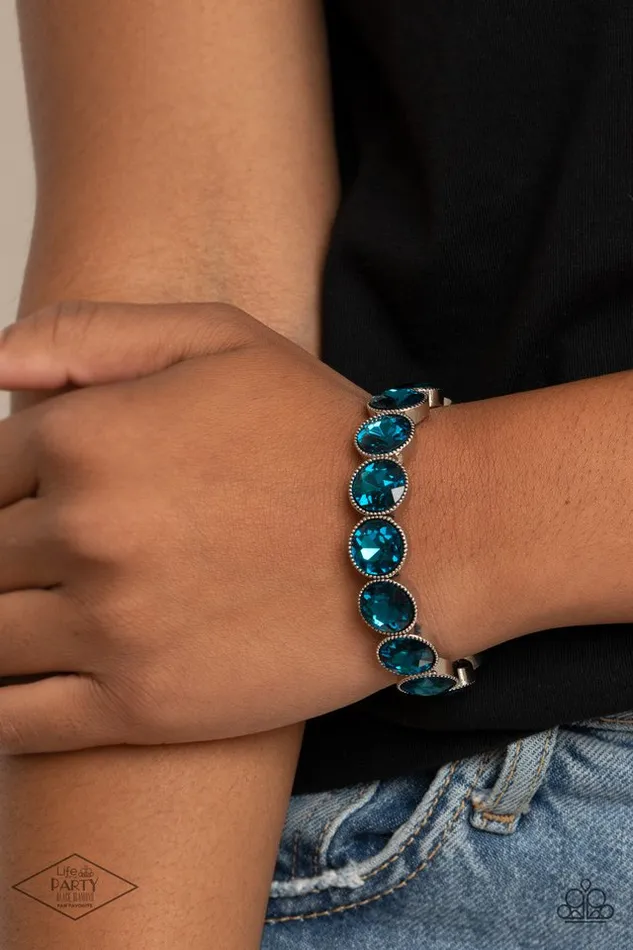 Bracelets Paparazzi Bracelet Number One Knockout Blue Paparazzi Jewelry
