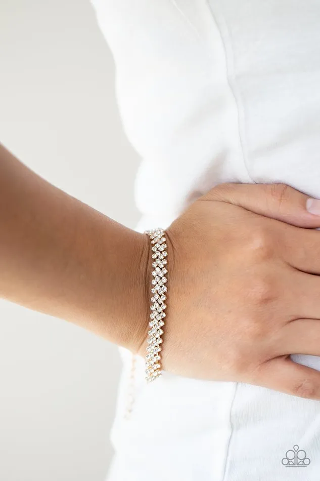 Bracelets Paparazzi Jewelry Paparazzi Bracelet Chicly Candescent Gold