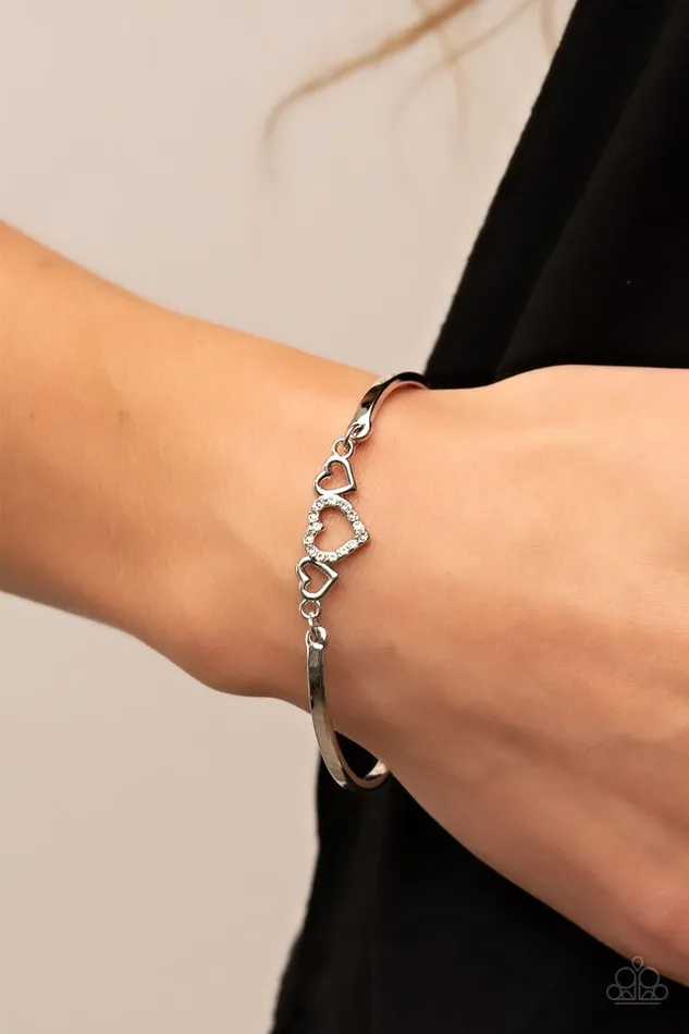 Bracelets Paparazzi Jewelry Paparazzi Bracelet Cupids Confessions White