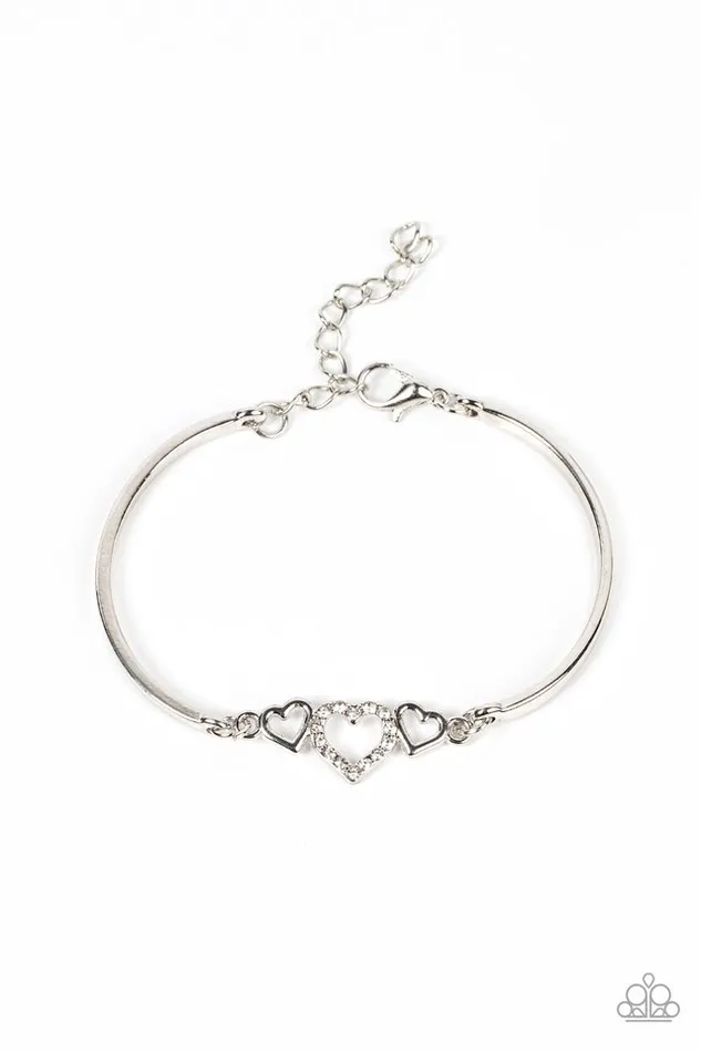 Bracelets Paparazzi Jewelry Paparazzi Bracelet Cupids Confessions White Bracelets Paparazzi Jewelry Paparazzi Bracelet Cupids Confessions White