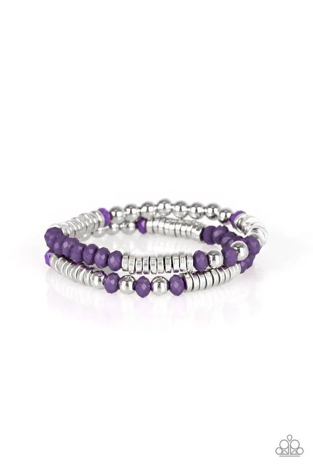 Bracelets Paparazzi Jewelry Paparazzi Bracelet Downright Dressy Purple