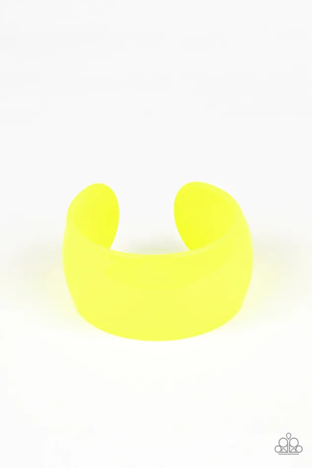 Bracelets Paparazzi Jewelry Paparazzi Bracelet Fluent in Flamboyance Yellow