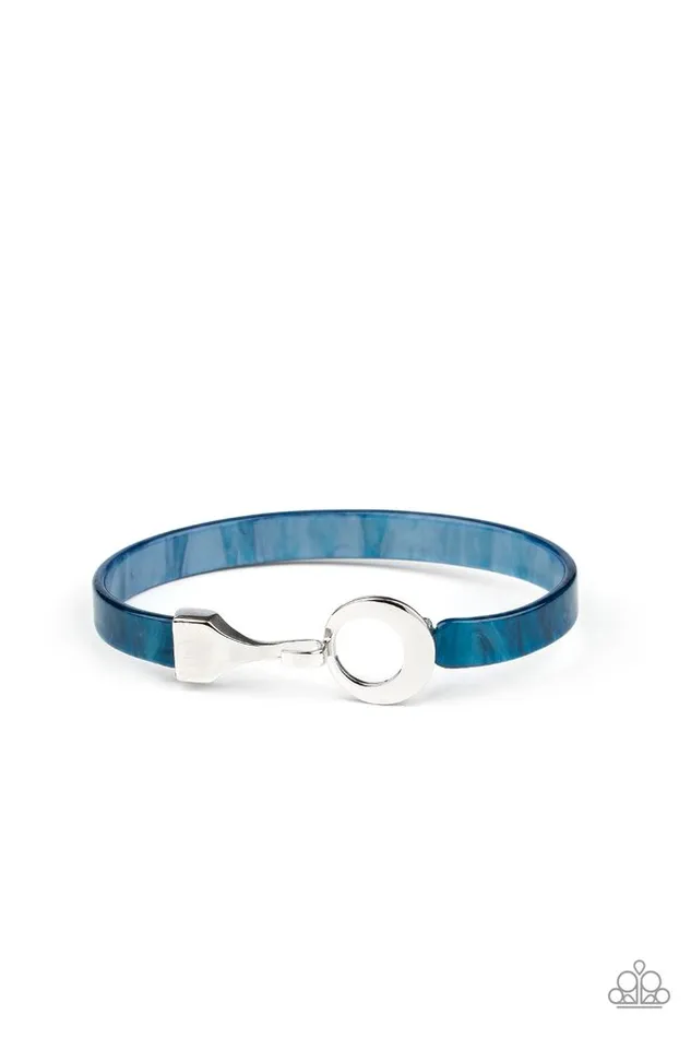Bracelets Paparazzi Jewelry Paparazzi Bracelet HAUTE Button Topic Blue Bracelets Paparazzi Jewelry Paparazzi Bracelet HAUTE Button Topic Blue