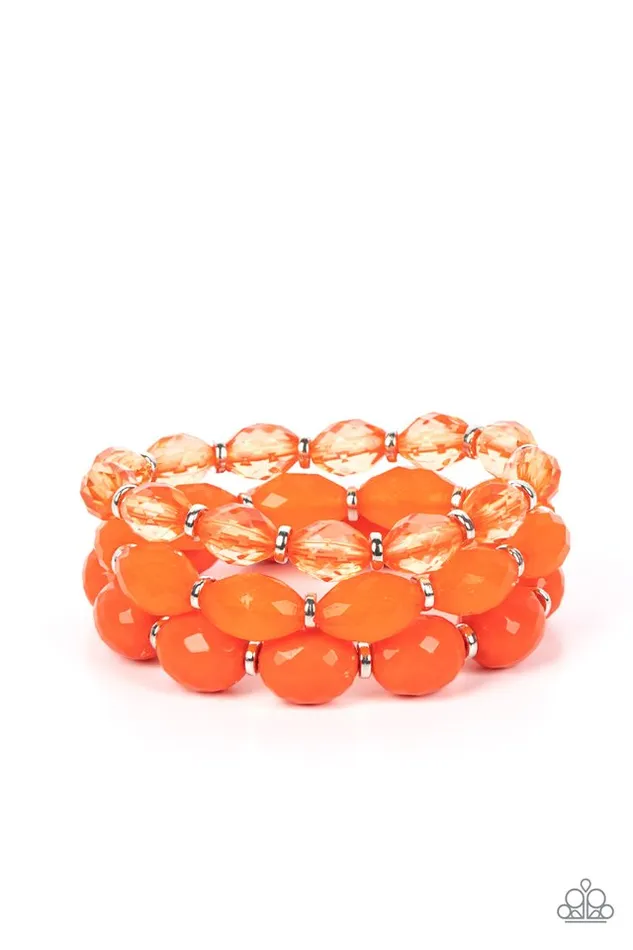 Bracelets Paparazzi Jewelry Paparazzi Bracelet High Tide Hammock Orange Bracelets Paparazzi Jewelry Paparazzi Bracelet High Tide Hammock Orange