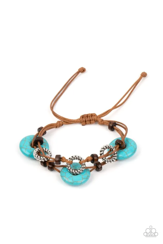 Bracelets Paparazzi Jewelry Paparazzi Bracelet Quarry Quandary Blue Bracelets Paparazzi Jewelry Paparazzi Bracelet Quarry Quandary Blue
