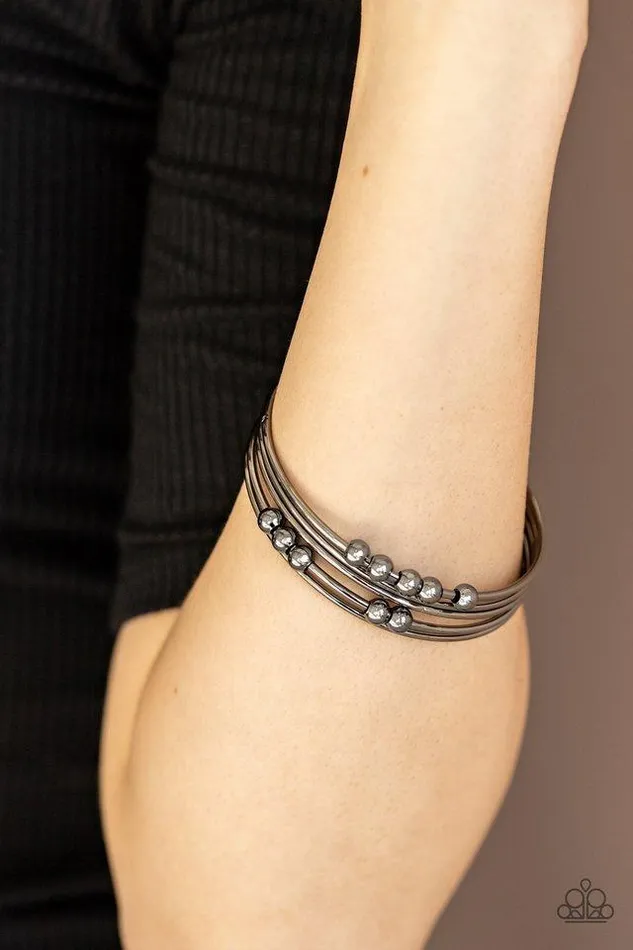 Bracelets Paparazzi Jewelry Paparazzi Bracelet Stack Challenge Black