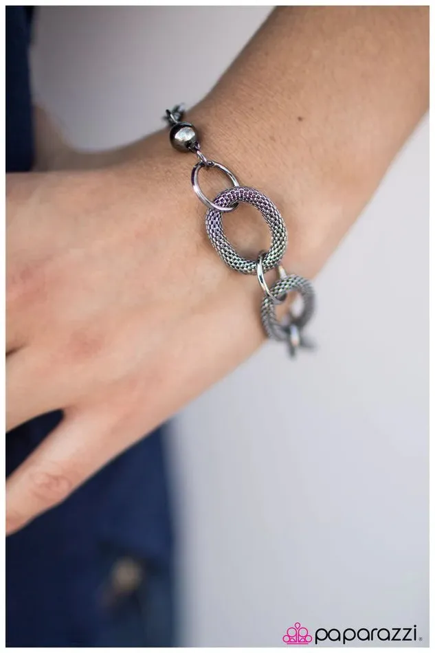 Bracelets Paparazzi Jewelry Paparazzi Bracelet The CHAIN Event Black