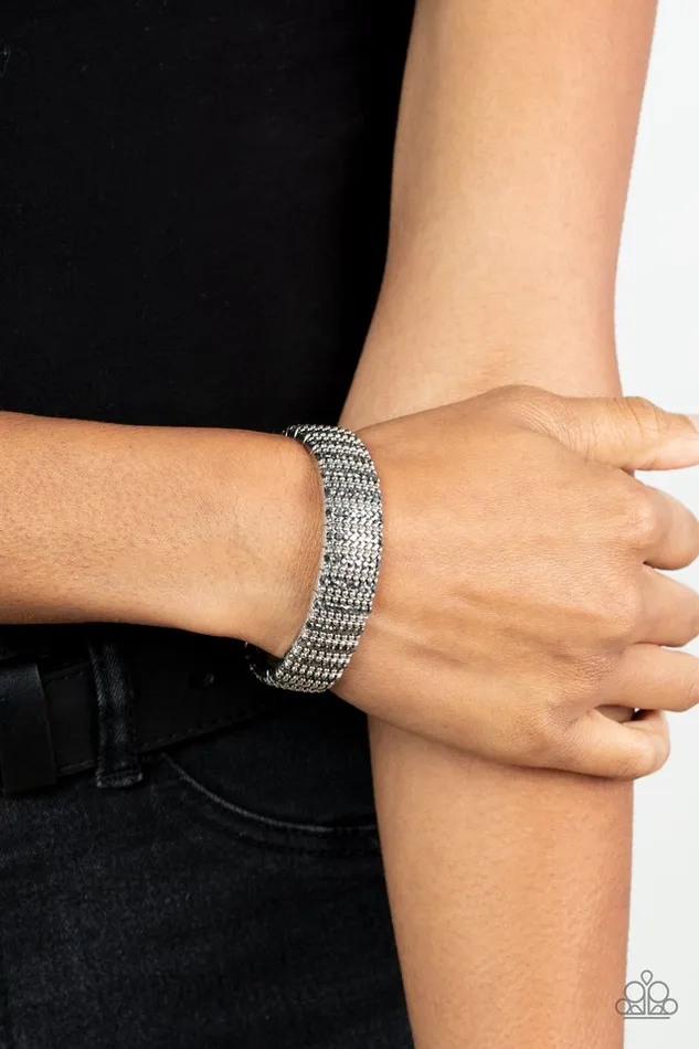 Bracelets Paparazzi Jewelry Paparazzi Bracelet The GRIT Factor Silver