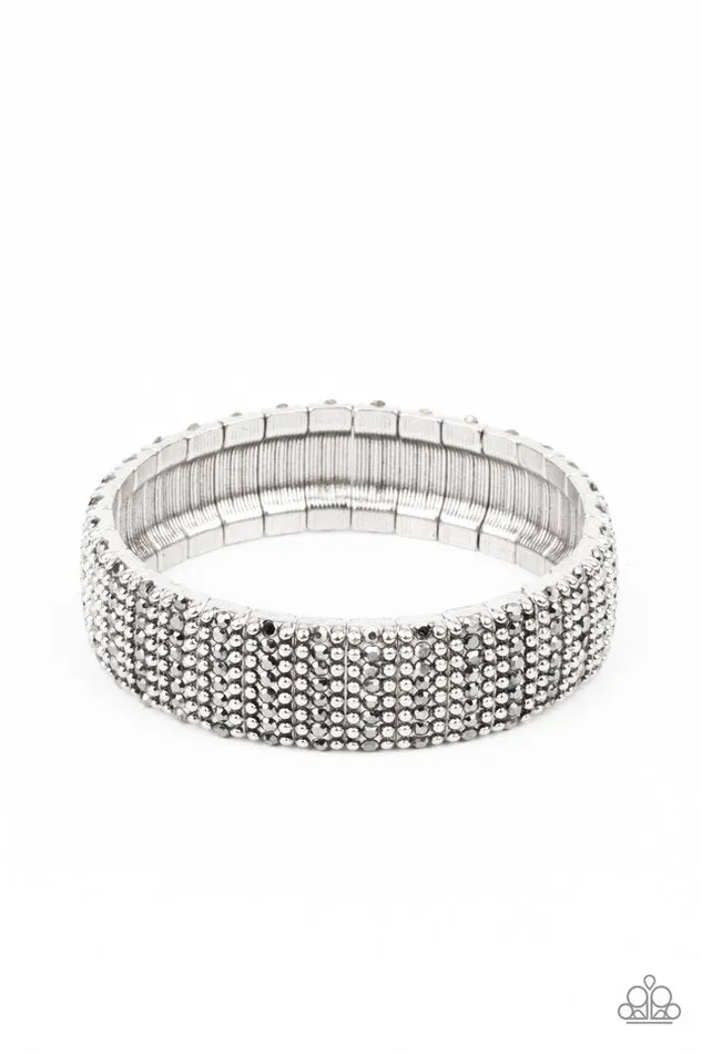 Bracelets Paparazzi Jewelry Paparazzi Bracelet The GRIT Factor Silver