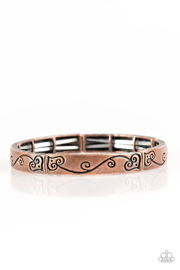 Bracelets Paparazzi Jewelry Paparazzi Bracelet VINE With Me Copper