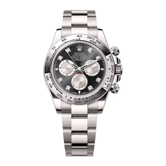 Bracelets Rolex Rolex Cosmograph Daytona 40mm Ref 126509 Bright Black Steel Diamond Dial 18K White Gold Oyster Bracelet Mens Watch Bracelets Rolex Rolex Cosmograph Daytona 40mm Ref 126509 Bright Black Steel Diamond Dial 18K White Gold Oyster Bracelet Mens Watch