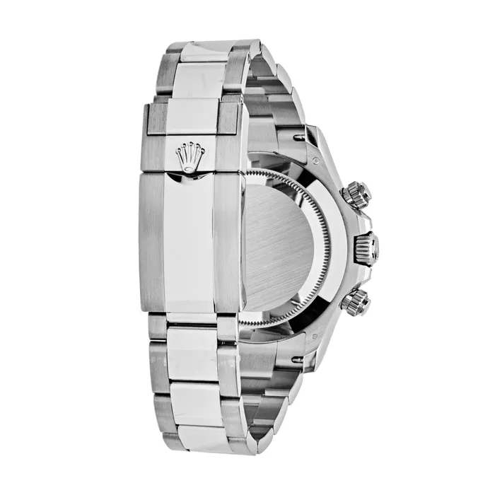 Bracelets Rolex Rolex Cosmograph Daytona 40mm Ref 126509 Bright Black Steel Diamond Dial 18K White Gold Oyster Bracelet Mens Watch
