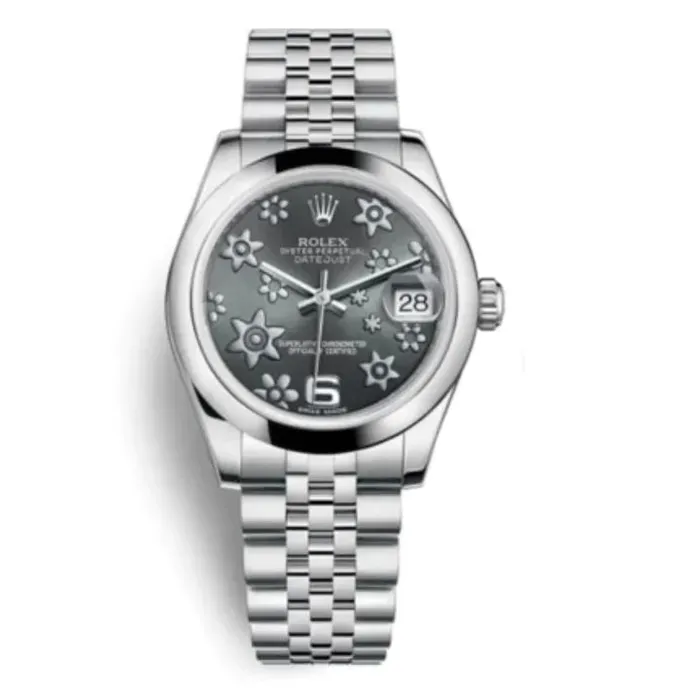 Bracelets Rolex Rolex Datejust 31mm Ref 1782400039 Rhodium Grey Dial Stainless Steel Jubilee Bracelet Womens Watch Bracelets Rolex Rolex Datejust 31mm Ref 1782400039 Rhodium Grey Dial Stainless Steel Jubilee Bracelet Womens Watch