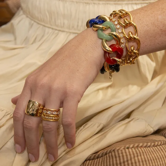Bracelets Seaman Schepps Seaman Schepps Medium Mousetrap Link Bracelet