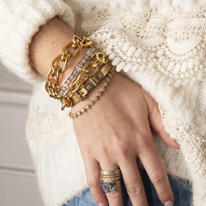Bracelets Seaman Schepps Seaman Schepps Medium Mousetrap Link Bracelet