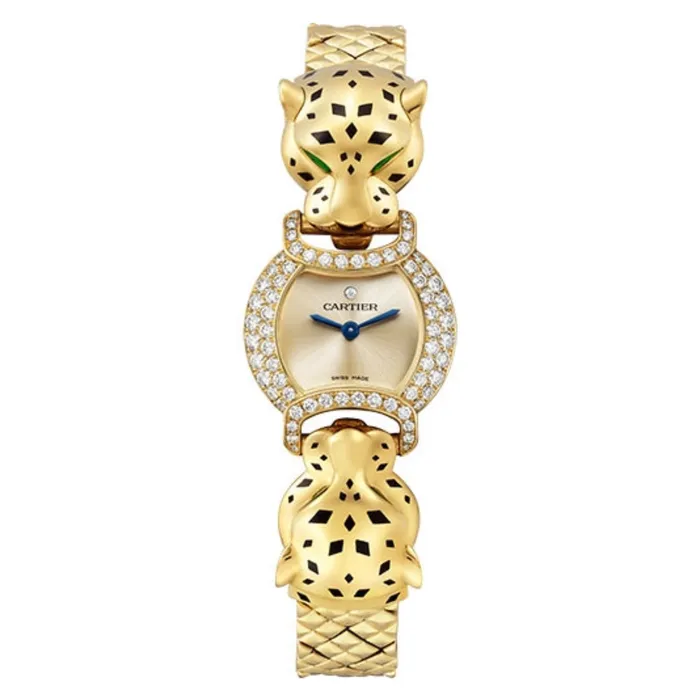 Cartier Panthere de Cartier 222mm Womens watch Ref HPI01441 Gold Dial Diamond Bezel 18K Yellow Gold Bracelet Cartier Bracelets Cartier Panthere de Cartier 222mm Womens watch Ref HPI01441 Gold Dial Diamond Bezel 18K Yellow Gold Bracelet Cartier Bracelets