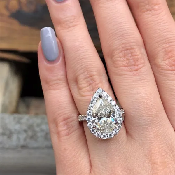 Diamond Source NYC Awesome 18k White Gold GIA Certified Engagement Ring features 511ct Total Diamonds ENG76250 Rings